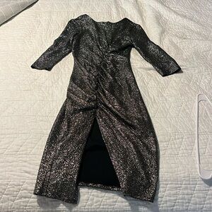 Holiday Zara long sleeve glitter dress